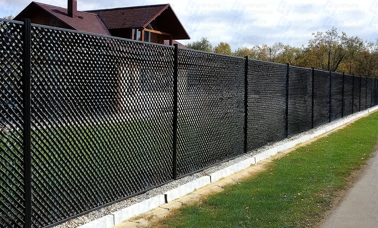 Сетка рабица ПВХ Люкс